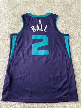 Charlotte Hornets #2 LaMelo Ball NBA Jordan Swingman Away Jersey